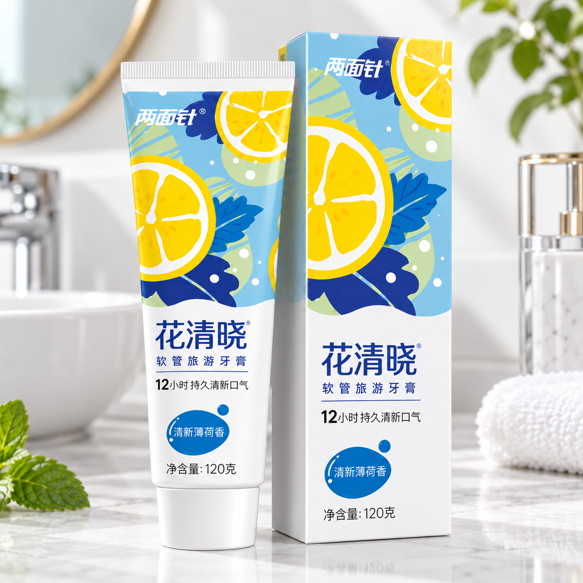 Liangmianzhen两面针 Hua Qing Xiao Long-Lasting Fresh Toothpaste
