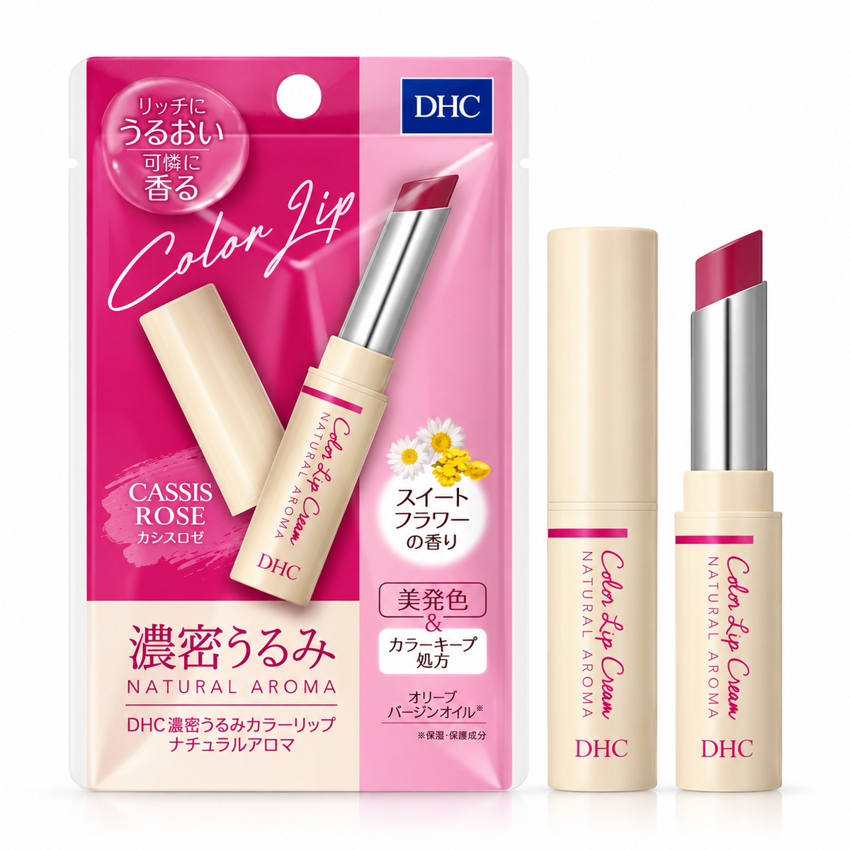 DHC Color Lip Cream – Cassis Rose