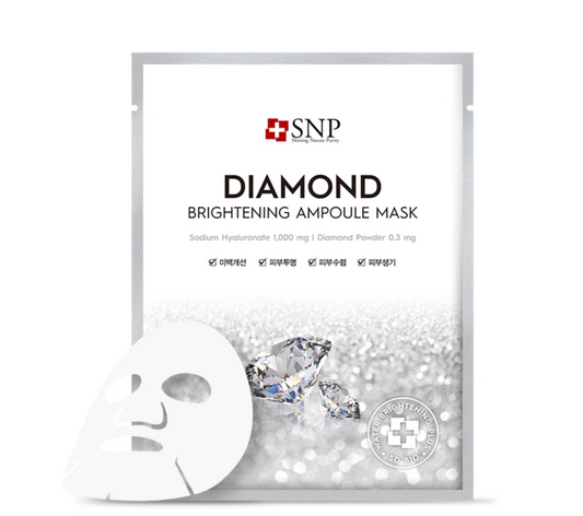 SNP Diamond Shining Moisture Ampoule Mask