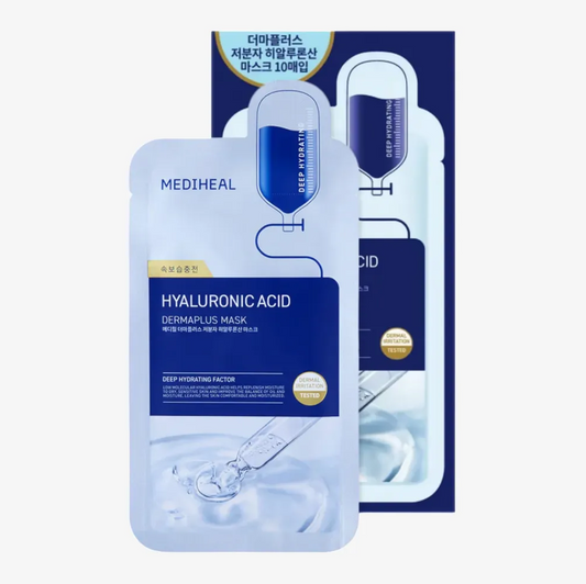 美迪惠尔 DERMAPLUS 小分子玻尿酸面膜 (10片装)