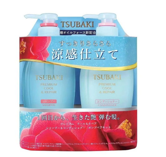 资生堂 Tsubaki 丝蓓绮沁凉修护洗护套装