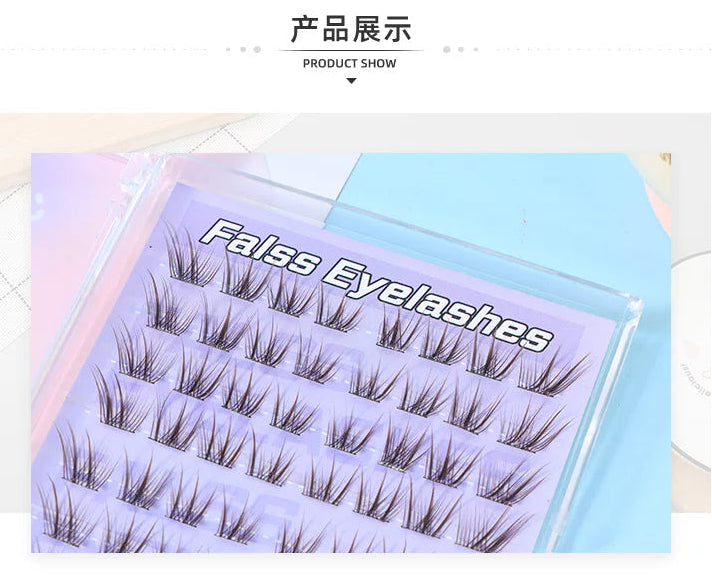 TTR No-Glue Cluster False Eyelashes 80 Clusters