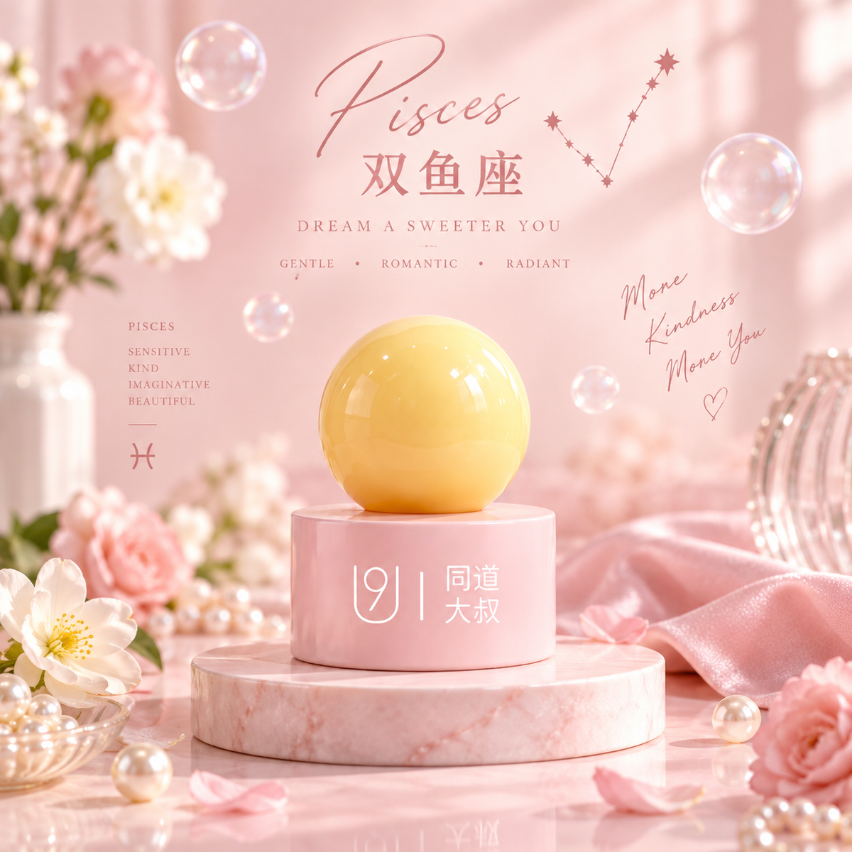 U9 同道大叔双鱼座星座 — 固体香膏