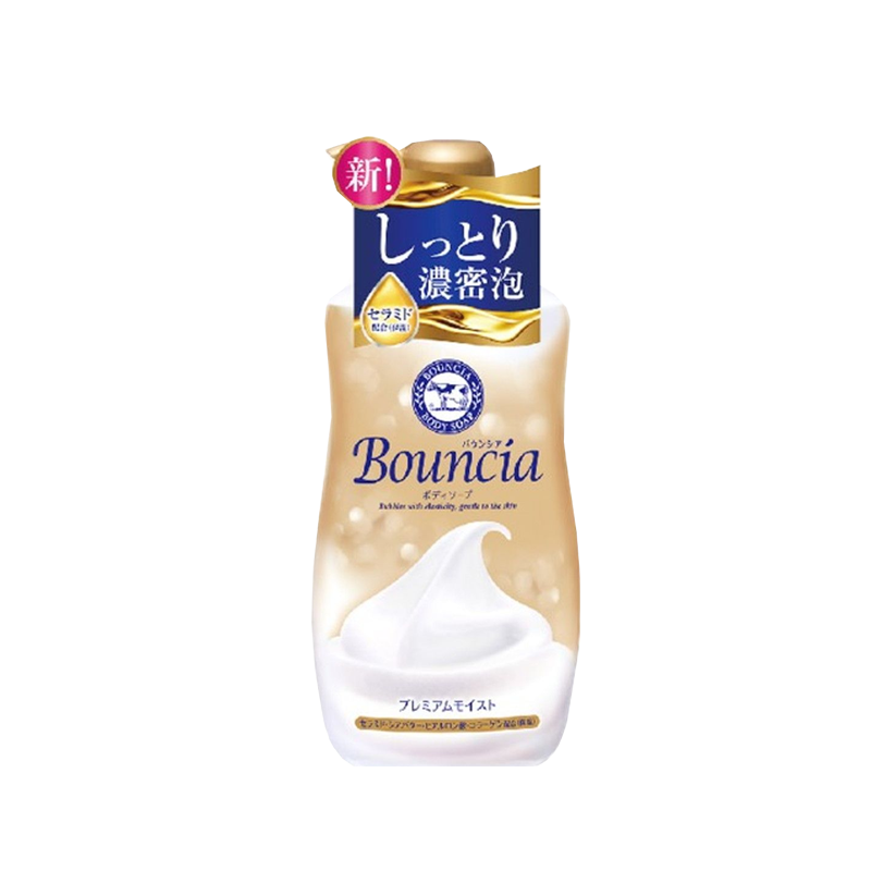 牛乳石鹸 Bouncia沐浴露 460ml 金色超滋润