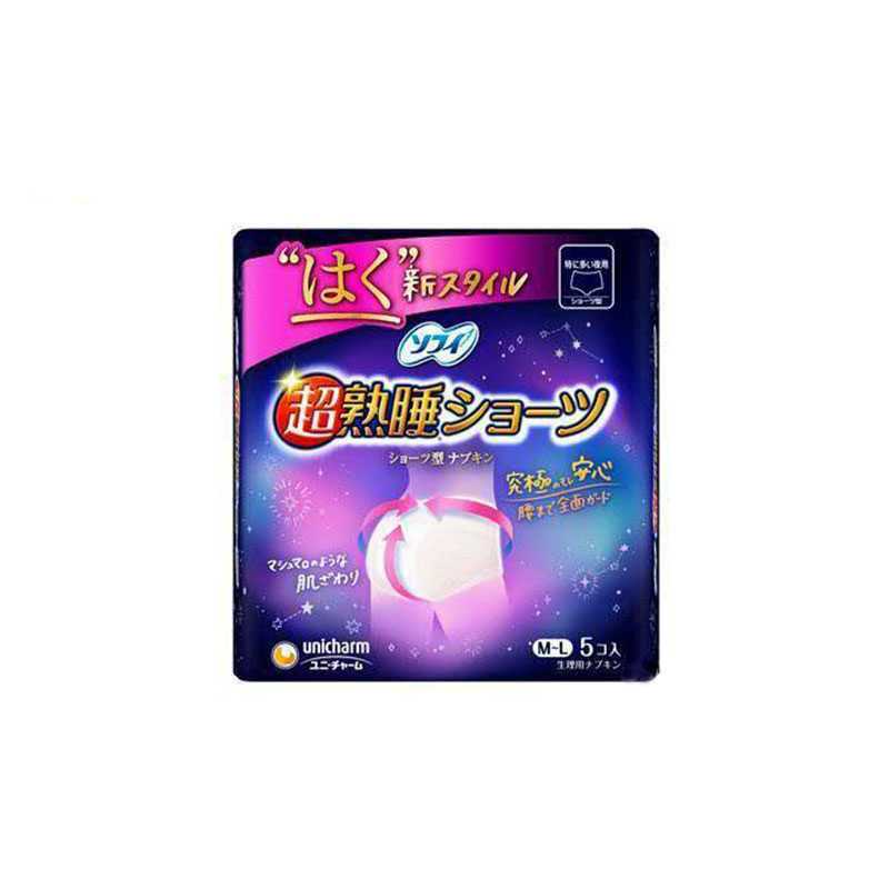 尤妮佳 超熟睡安心裤 M-L 5枚入