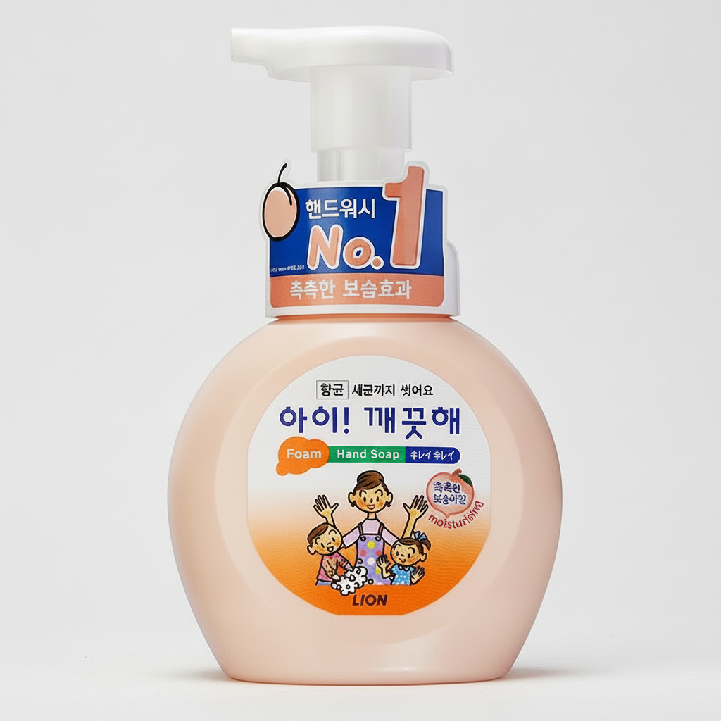 Lion Foaming Hand Soap Peach 250ml
