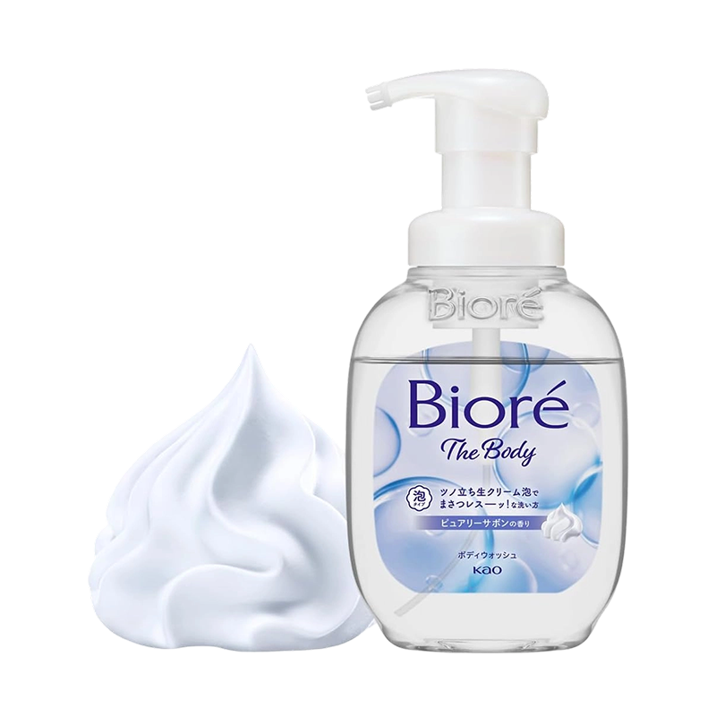 花王KAO Biore碧柔 U系列 泡泡沐浴露 540ml 紫罗兰皂香