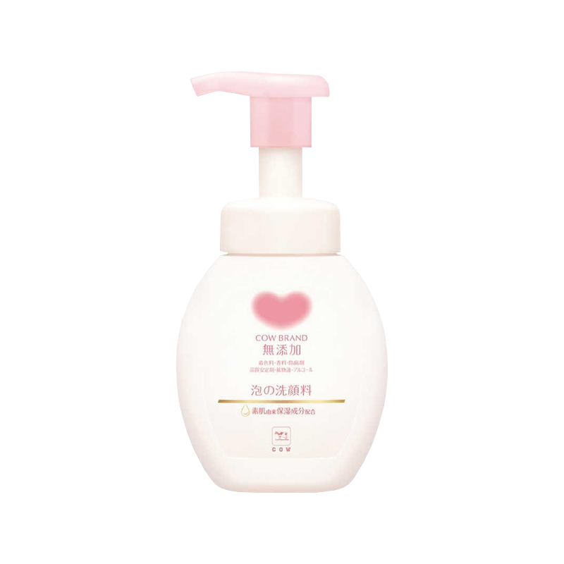 COW牛乳石碱 无添加滋润泡沫洁面 160ml