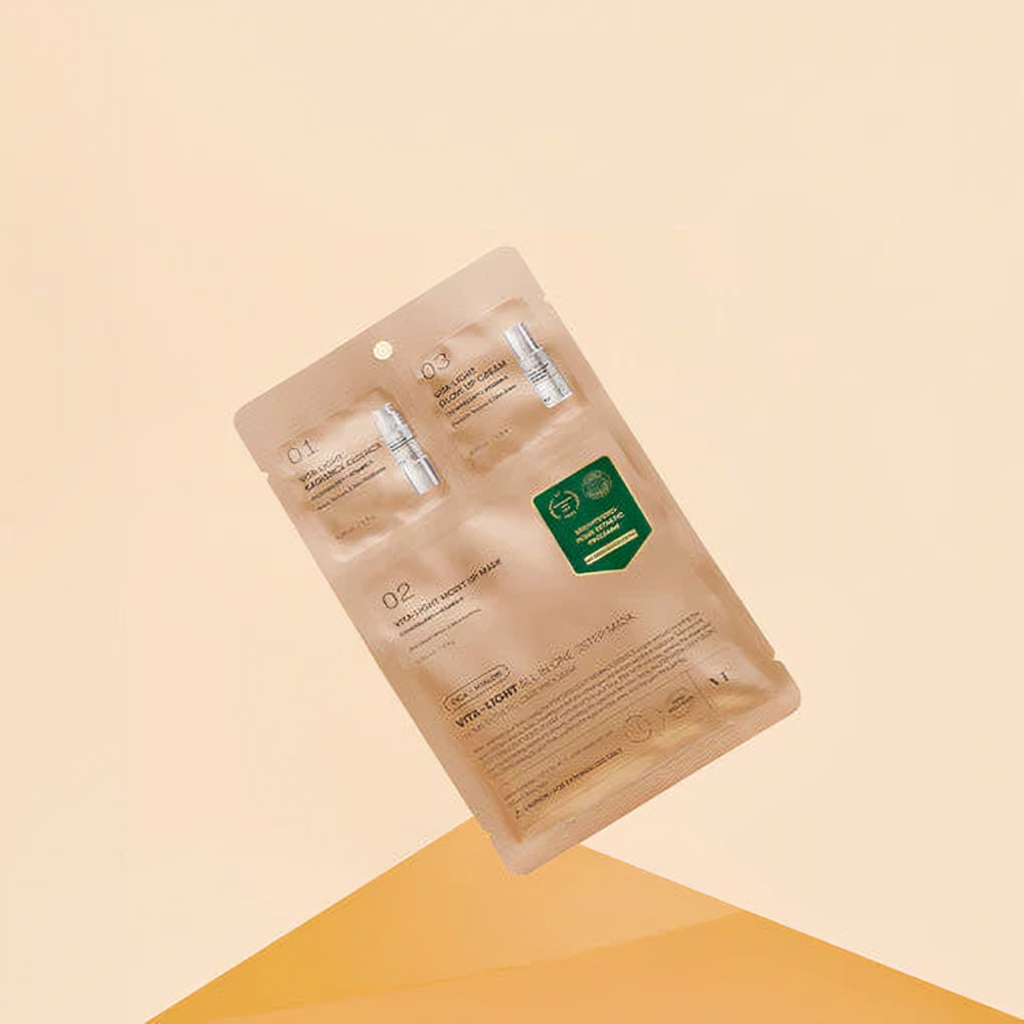 VT Vita-Light All In One 3 Step Mask Cica Hyalon + Vitamin C