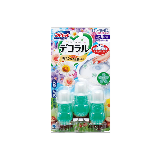 KOBAYASHI Toilet Cleansing Foreat And Flower 3pcs