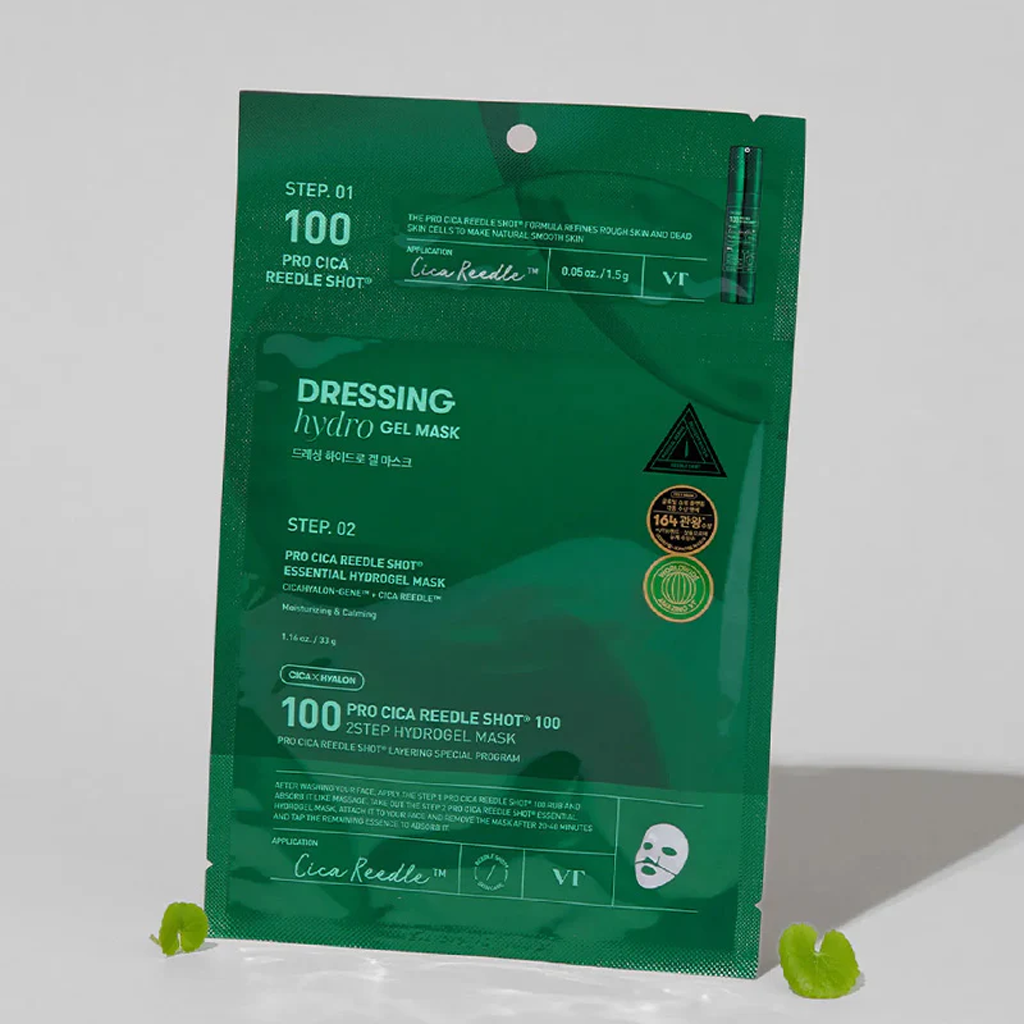 VT Pro Cica Reedle Shot 100 Essential Hydrogel 2 Step Mask