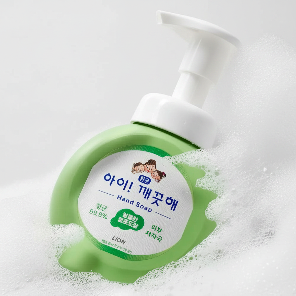 Lion Foaming Hand Soap Green 250ml