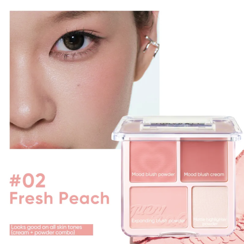 *Judydoll Blush & Highlight Palette #02