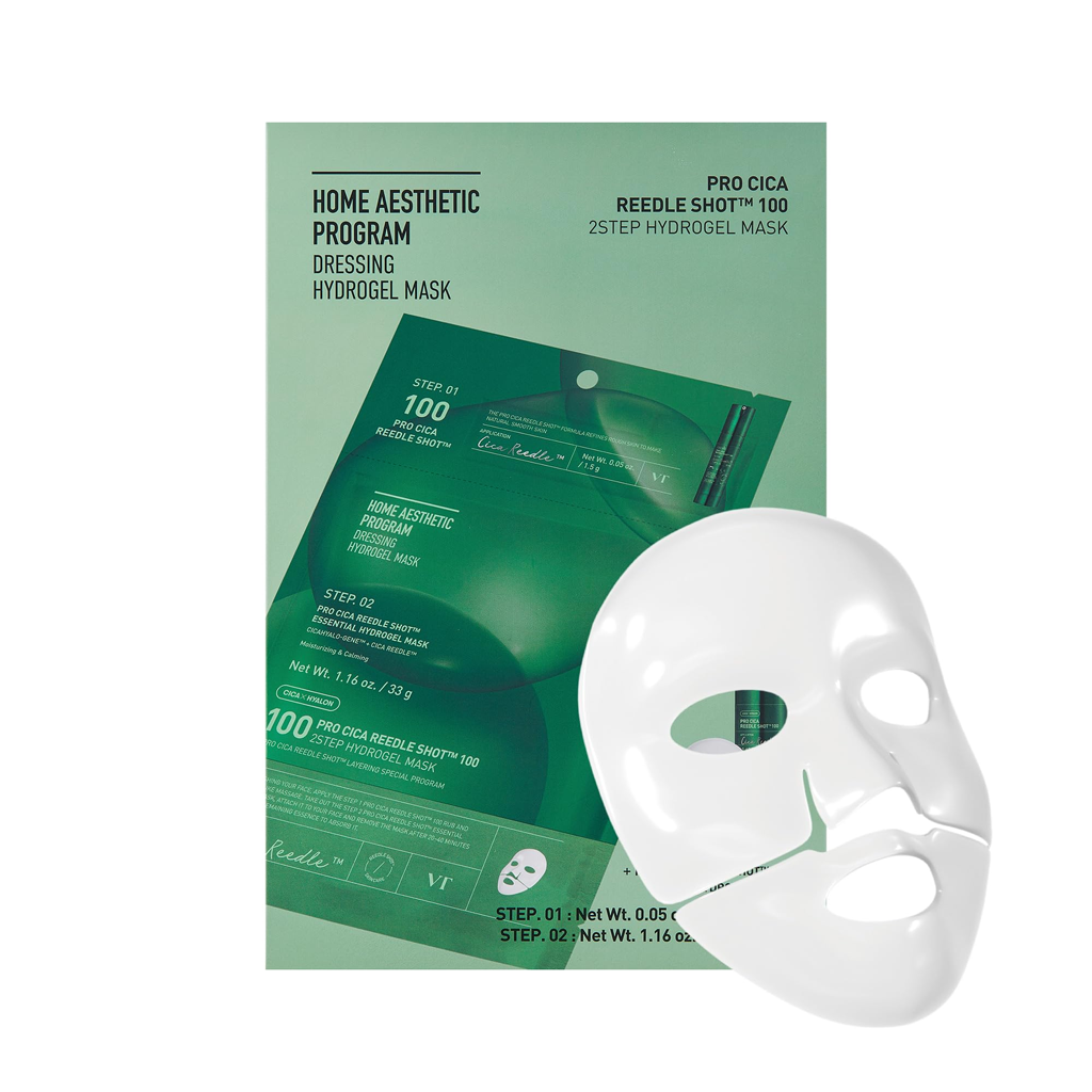 VT Pro Cica Reedle Shot 100 Essential Hydrogel 2 Step Mask