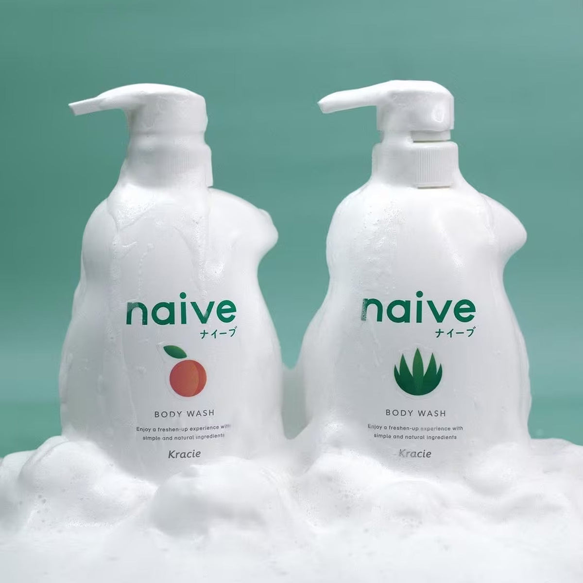 肌美精Kracie naive沐浴露 530ml 芦荟香