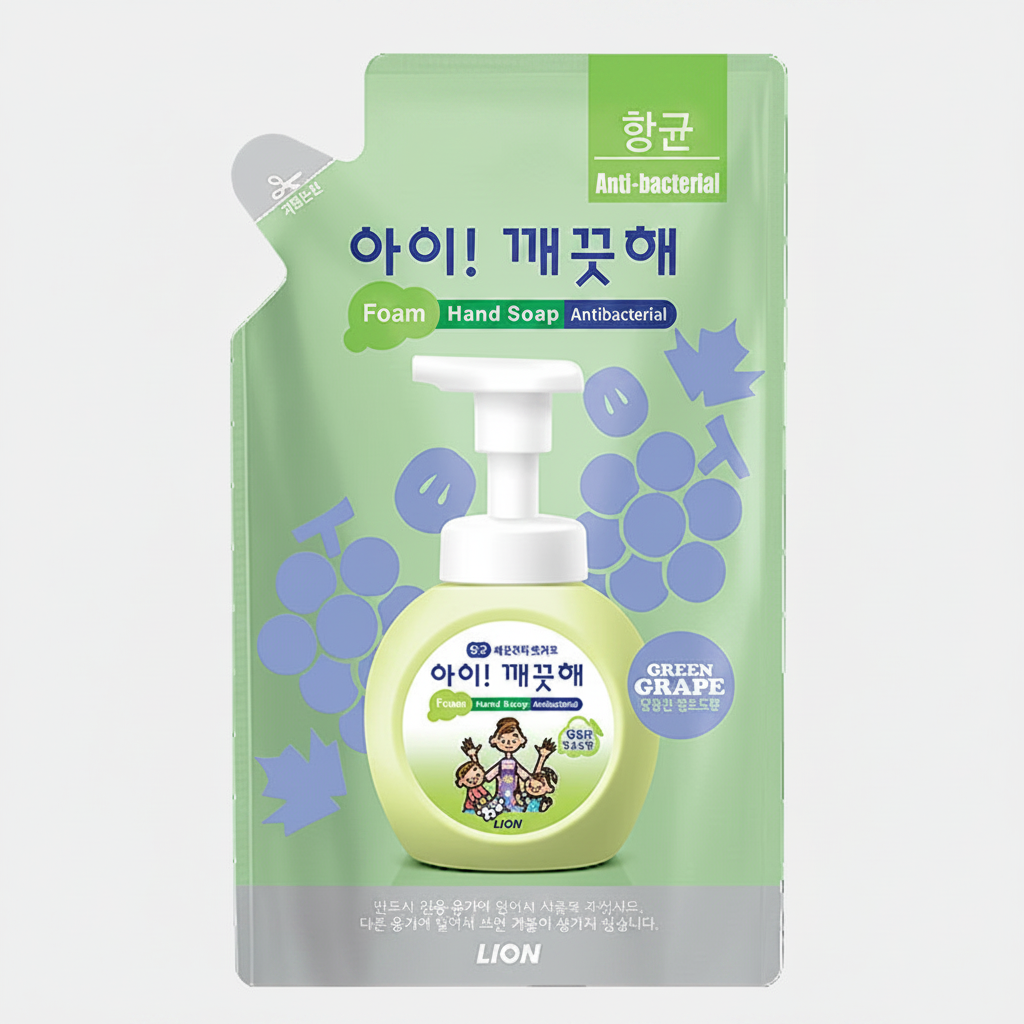 Lion Foaming Hand Soap Green 250ml