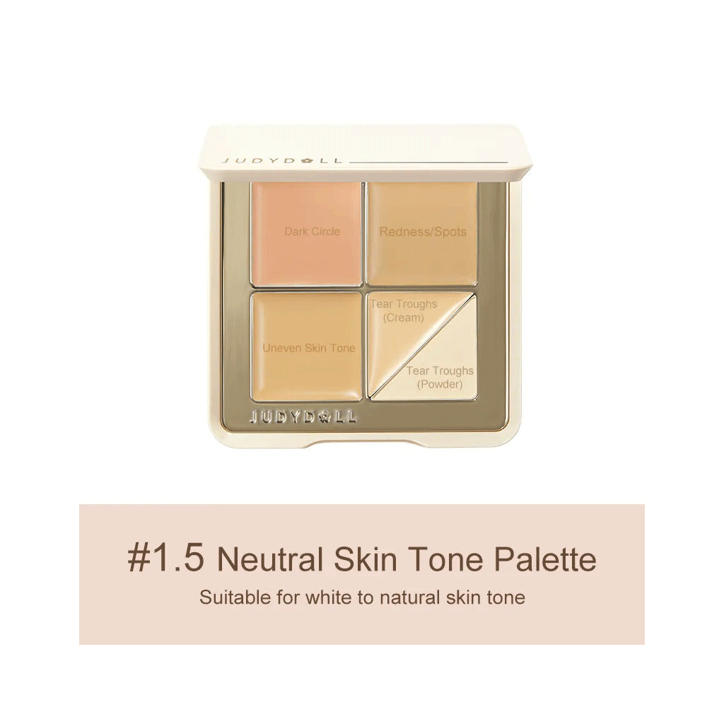 Judydoll Soft Cloud Concealer Palette #02 Natural Skin Tone