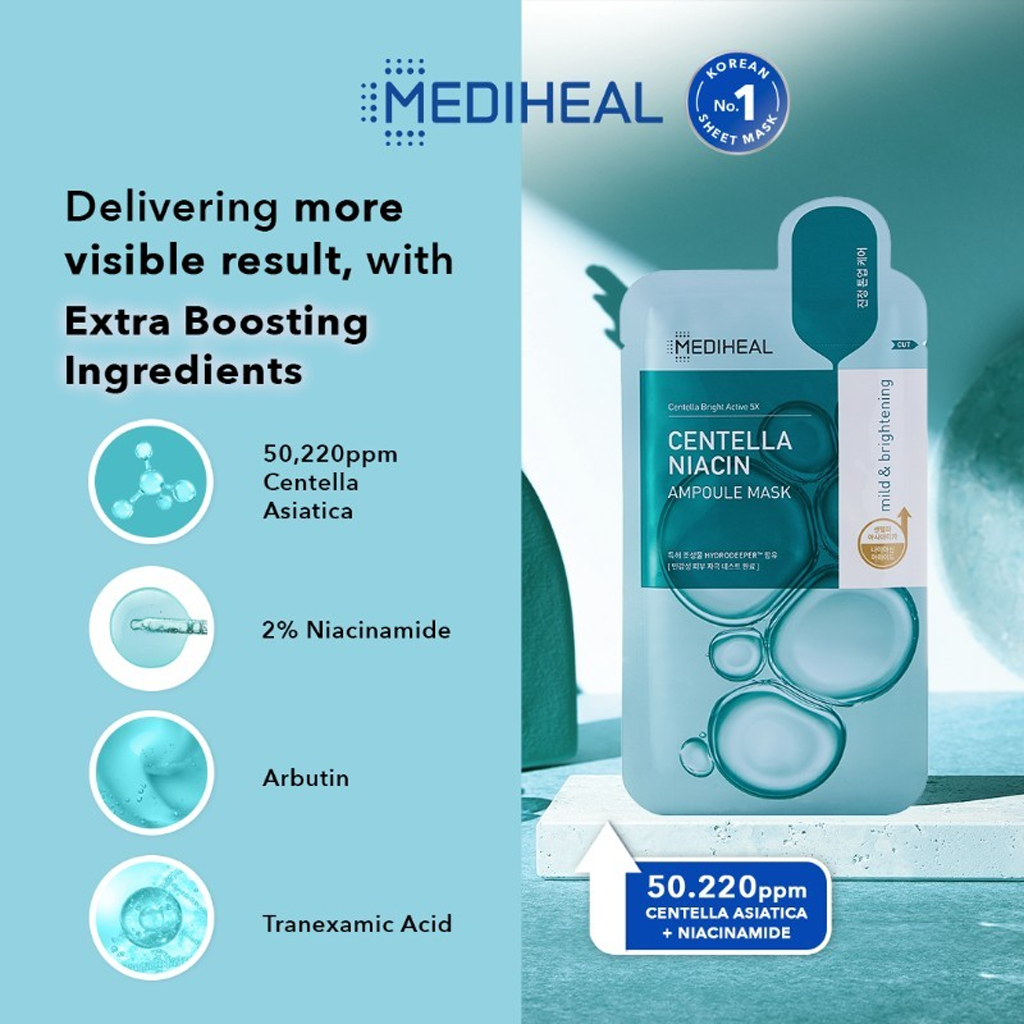 MEDIHEAL ##//Centella Niacin Ampoule Mask (10)